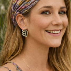 Clip oorbellen Noir Luxe