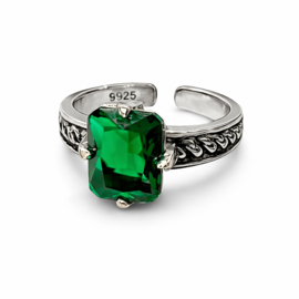 Statement ring groen