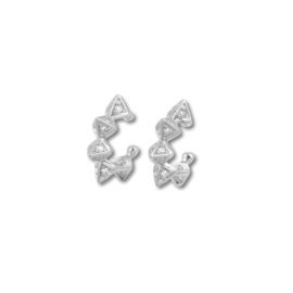 Earcuff Triangles Zilver