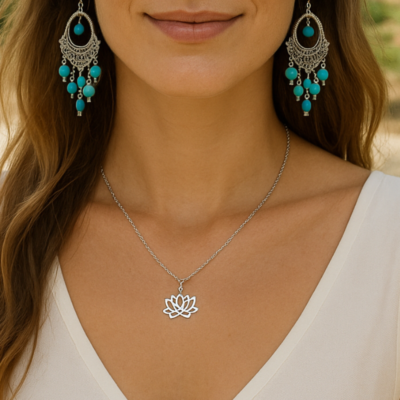 Ketting met hanger Lotus