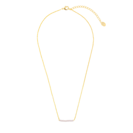 Gouden Ketting Beads Row Roze