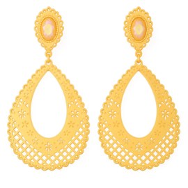 Clip oorbellen Vintage Goudkleurig