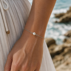 Armbandje Parel