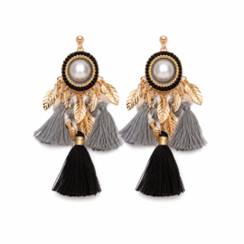 Boho Ibiza Statement Oorbellen Met Kwastjes
