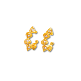 Earcuff Triangles Goud