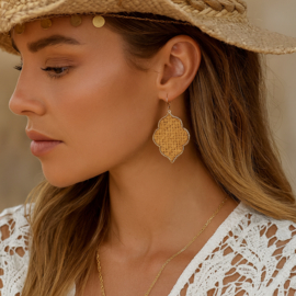 Boho Oorbellen Marrakesh Geel