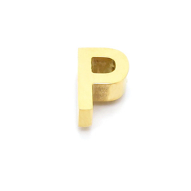 Gouden Ketting Letter P