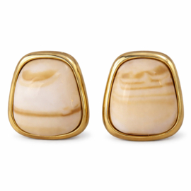 Vierkante Clipoorbellen Natuursteen Look