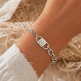 Schakel Armband Chunky Lock