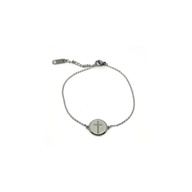 Armband Kruis Zilver