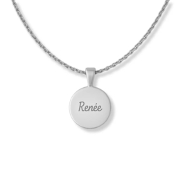 Ketting met naam coin | Graveren