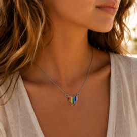 Ketting Hart Regenboog