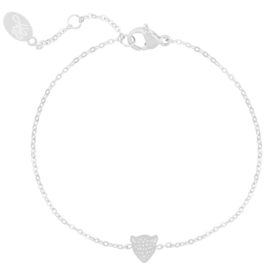 Armband Zilver Kleine Luipaard