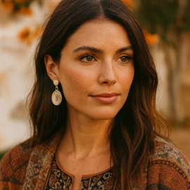 Clip oorbellen steen subtile