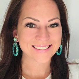 Statement Oorbellen Chique Green