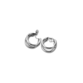 Clip oorbellen triple bar