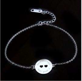 Armband Paris Rond Zilver