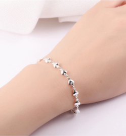 Armband Hearts Zilver 925