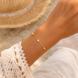 Armband Fine Color Geel