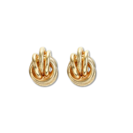 Clip oorbellen double knot