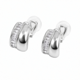 Clip Oorbellen met Strass – Elegant & Tijdloos