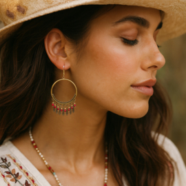 Oorbellen boho etnic festive