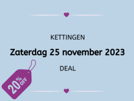 Black Friday Deal zaterdag 25 november 2022