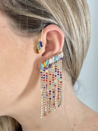 Statement Oorbellen Strass Rainbow