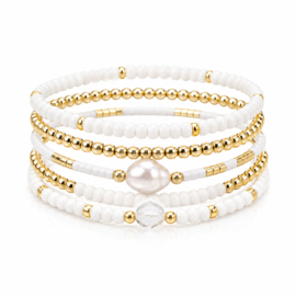 Kralenarmband set Pearl Touch
