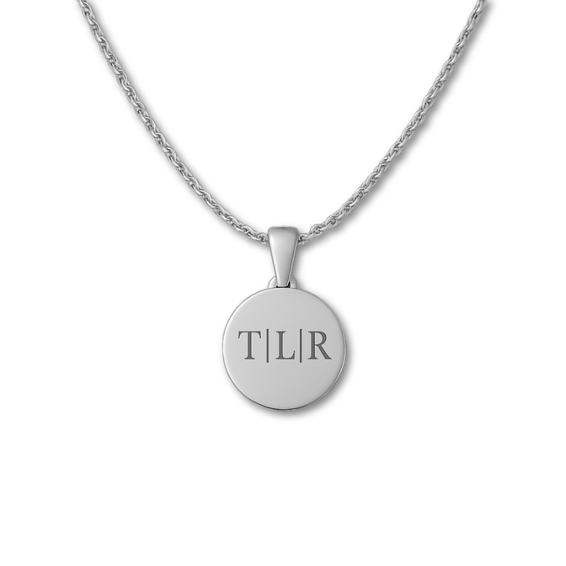 Ketting met 3 initialen | Graveren