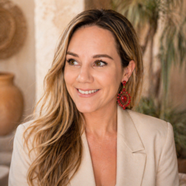 Statement Oorbellen Strass Rood