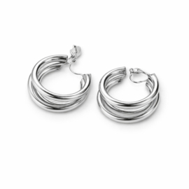 Clip oorbellen triple bar