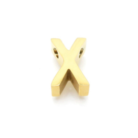 Gouden Ketting Letter X