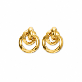 Clip oorbellen triple rounds