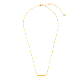 Gouden Ketting Beads Row Geel