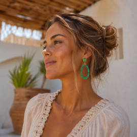 Statement Oorbellen Chique Groen
