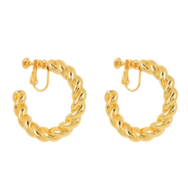 Clip oorbellen Swirl