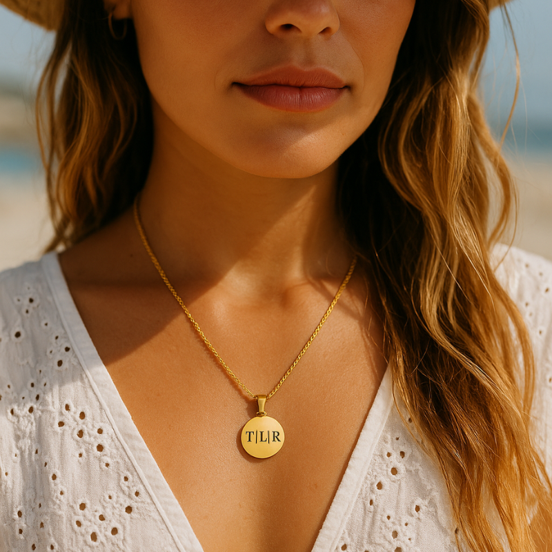 Ketting met 3 initialen | Graveren