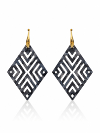 Boho Statement Oorbellen Zwart