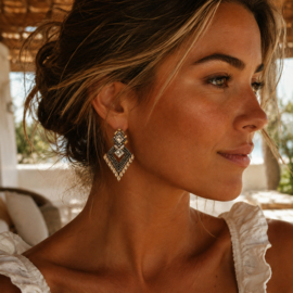 Oorbellen Strass Chique