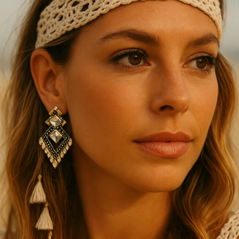 Oorbellen Strass Chique