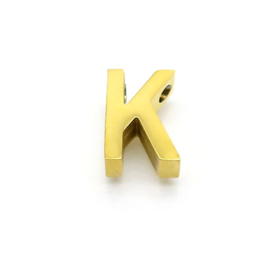 Gouden Ketting Letter K