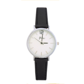 Zwart Horloge Rond