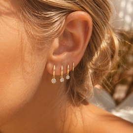 Oorbellenset Simpel Goudkleurig