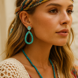 Statement Oorbellen Chique Green