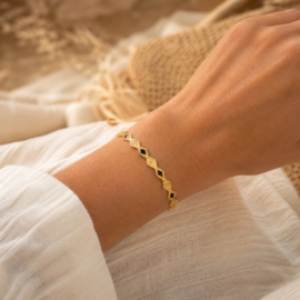 Bangle Armband Ruitjes