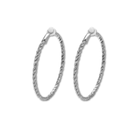 Clip oorbellen twisted hoops