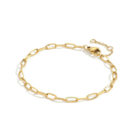 Gouden Armband Mini Schakels