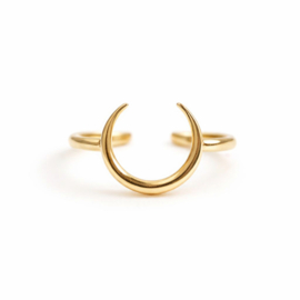 Verstelbare ring Maan – elegant & verstelbaar