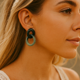 Boho Party Rounds Groen